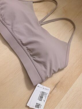 Women Flow Y Bra Nulu *Light Support, A-C Cups. Mauve Grey